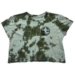 Levitate Tie Dye Crop Tee Shirt